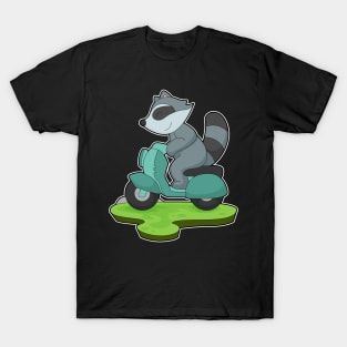 Racoon Motorcycle T-Shirt